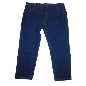 Rustler‎ Cowboy Rancher Farmer Work Straight Leg Denim Blue Jeans- Men's 48x30